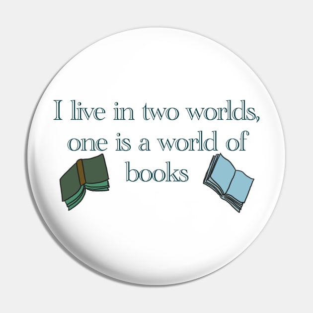 "I live in two worlds, one is a world of books." Rory Gilmore Pin by Raquel’s Room