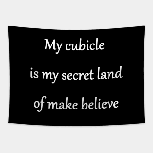 Funny "Office Cubicle" Joke Tapestry