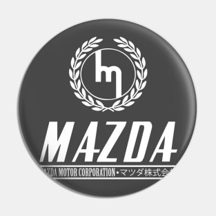 Mazda Vintage Classic - Solid White Pin