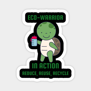 Eco Warrior in Action Magnet