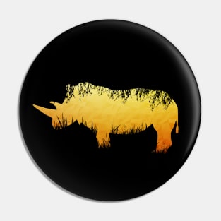 Outdoors - Rhino Savanna Pin