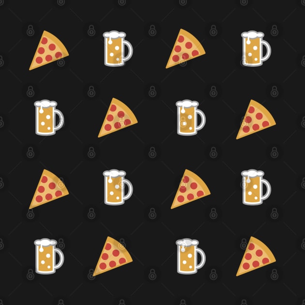 PIzza and Beer by MedleyDesigns67