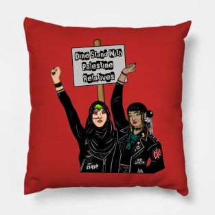 Diné Stand With Palestine Pillow