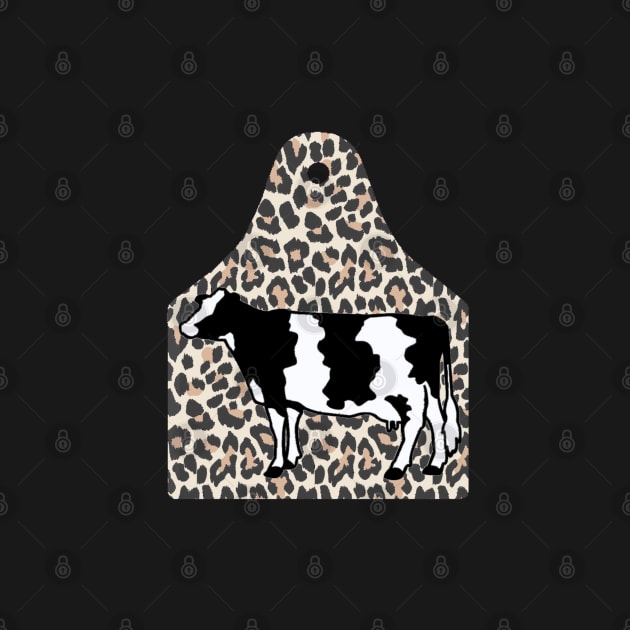 Cheetah Ear Tag - Holstein - NOT FOR RESALE WITHOUT PERMISSION by l-oh