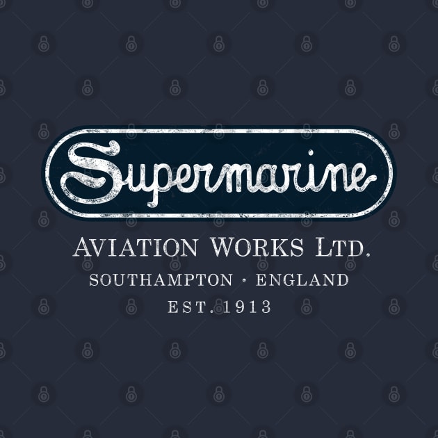 Supermarine Vintage Logo by 909 Apparel