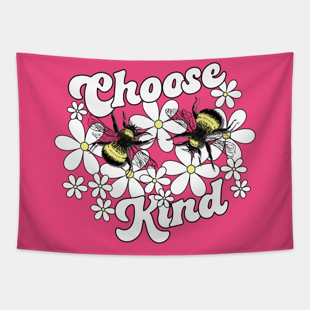 Lispe Choose 2 Bee Kind Tapestry by Lispe