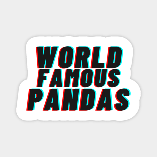 world famous pandas Magnet