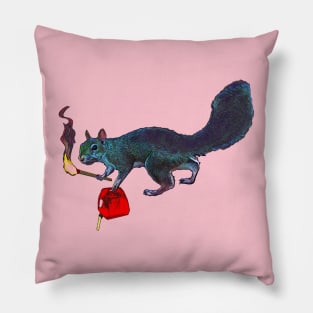 Bad Intention Squirrel Pillow