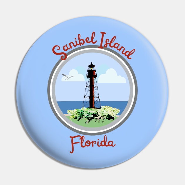 Sanibel Island Lighthouse Pin by Trent Tides