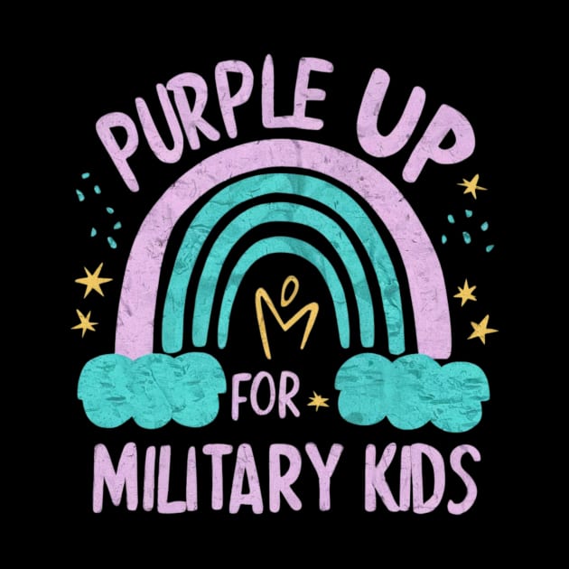 Purple Up For Military Kids Military Child Month by madara art1