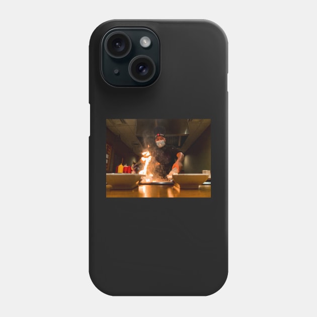 Cooking with Fire Phone Case by Ckauzmann