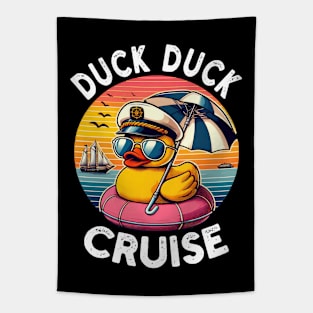 Duck Duck Cruise Tapestry