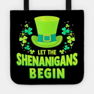 St Patricks Day Let the  Begin Womens Mens Tote