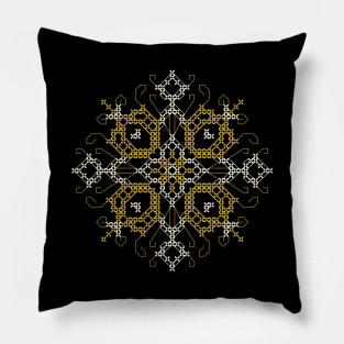 Sparkling Snowflake Pillow