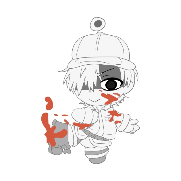 Chibi Cells at Work White Blood Cell by kelsmister