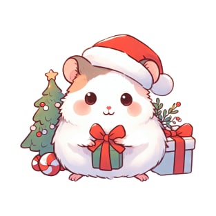 Cute Christmas Hamster T-Shirt