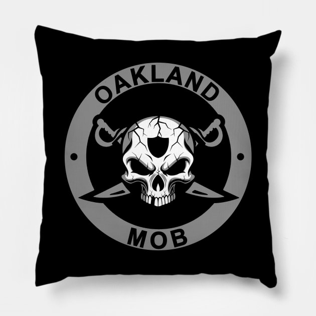 OAKLAND 8 Pillow by GardenOfNightmares