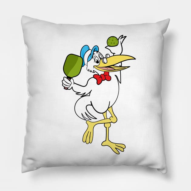 Classic Pickle Ball Pillow by rodeobot