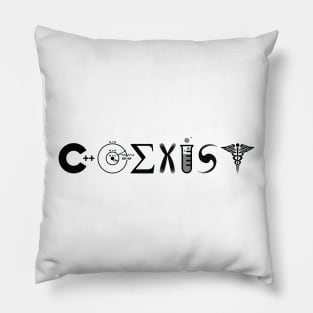 Science Coexist Pillow