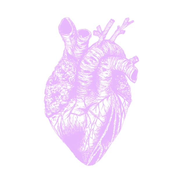 pen and ink heart drawing lavender transparent by lovefromsirius