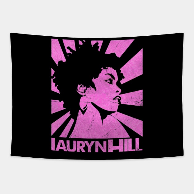Lauryn hill t-shirt Tapestry by San9 pujan99a