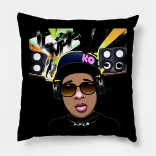 hip hop music Pillow