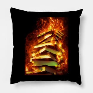 Book burning Pillow