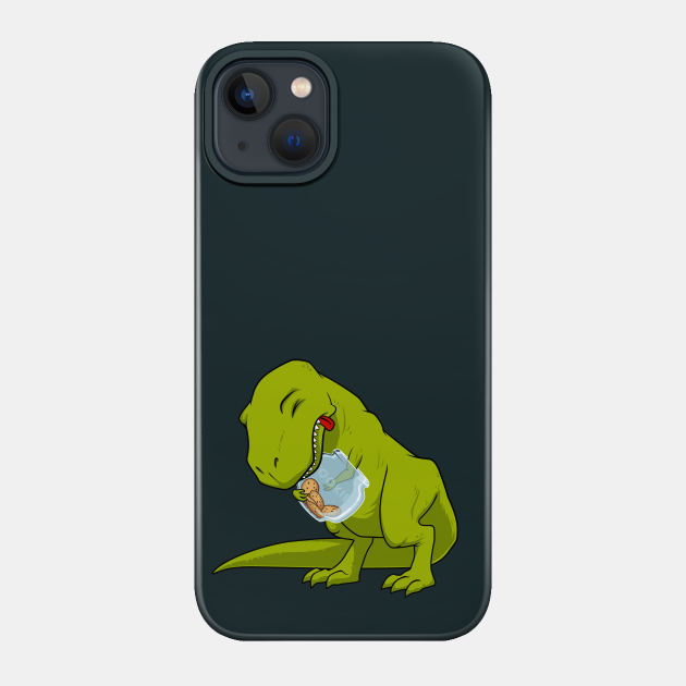 No Hands No Cookies - Dinosaur - Phone Case
