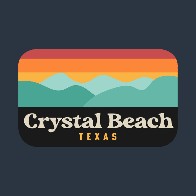 Crystal Beach Texas Bolivar Peninsula Fishing by PodDesignShop