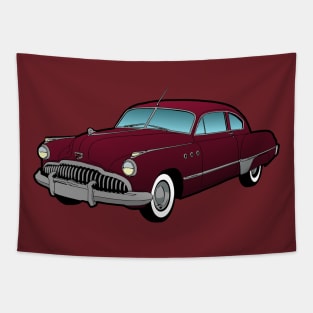 1949 maroon Buick Tapestry