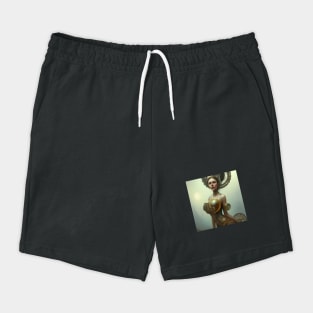 steampunk victorian woman Shorts