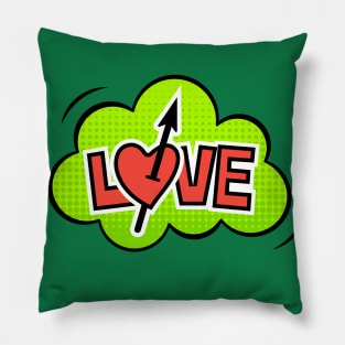 Love Heart And Arrow Pillow