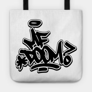 MfDoom Black Text Tote