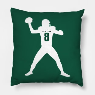 NY Jets Quarterback Aaron Rodgers 8 Pillow