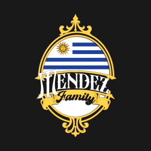 Mendez Family - Uruguay flag T-Shirt