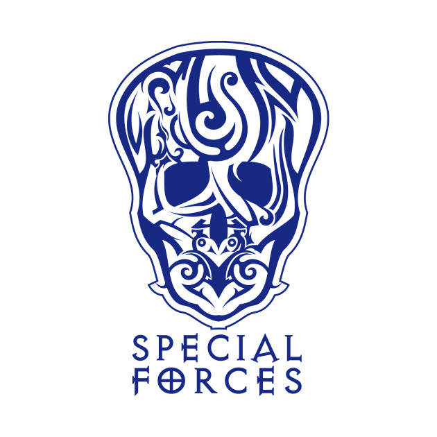 Disover Special Forces - Skull And Bones - T-Shirt