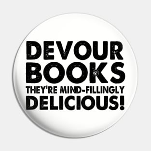 Devour Books Pin