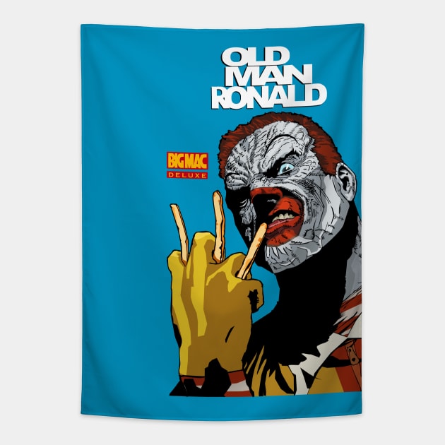 Old Man Ronald Tapestry by TGprophetdesigns