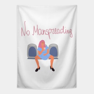 No Manspreading Tapestry