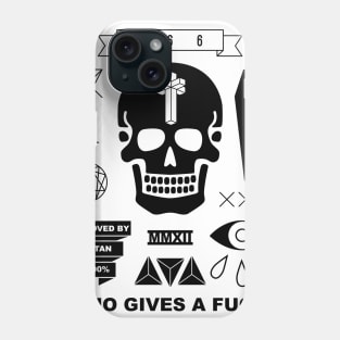 Who Gives A F**k on White Phone Case