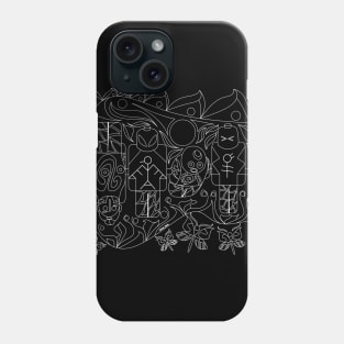 lego in soccer alien pattern in mayan ecopop Phone Case