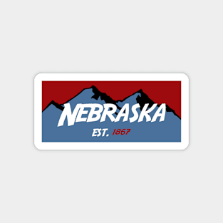 Nebraska Mountains Magnet