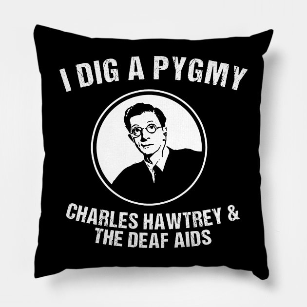 CHARLES HAWTREY & THE DEAF AIDS Pillow by CelestialCharmCrafts