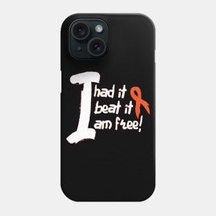 Leukemia Cancer Awareness Fight Cancer Ribbon Phone Case