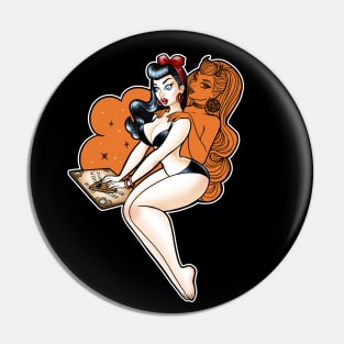 Spirit Board Pinup Pin