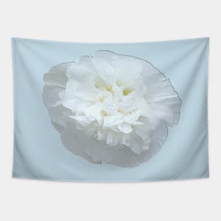 White flower in relief. Tapestry