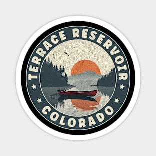 Terrace Reservoir Colorado Sunset Magnet