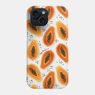 Hiya Papaya Pattern Phone Case