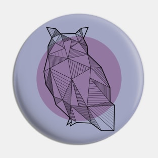 Owl - Geometric Animals Pin