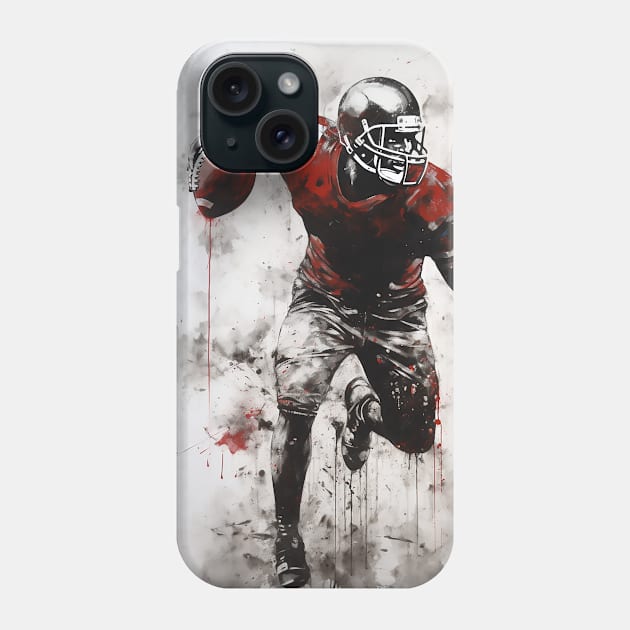 Rebel of American Football Phone Case by MrsDagger